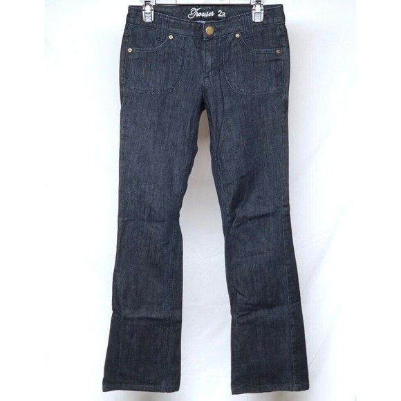 Tommy Hilfiger Dark Denim Trouser Jeans Size 2 Regular Boot Cut - Picture 1 of 3